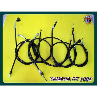 ชุดเซ็ทสาย Yamaha DT100X สายเบรค สายครัช สายไมล์ สายเร่ง สายวัดรอบ Complete cable set 5pcs.