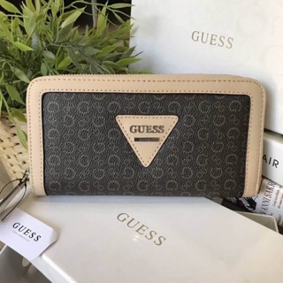  NEW ARRIVAL! GUESS FACTORY WOMENS ZIP AROUND LONG WALLET 2017 กระเป๋าสตางค์ใบยาวรุ่นใหม่ล่าสุดหนังสวย