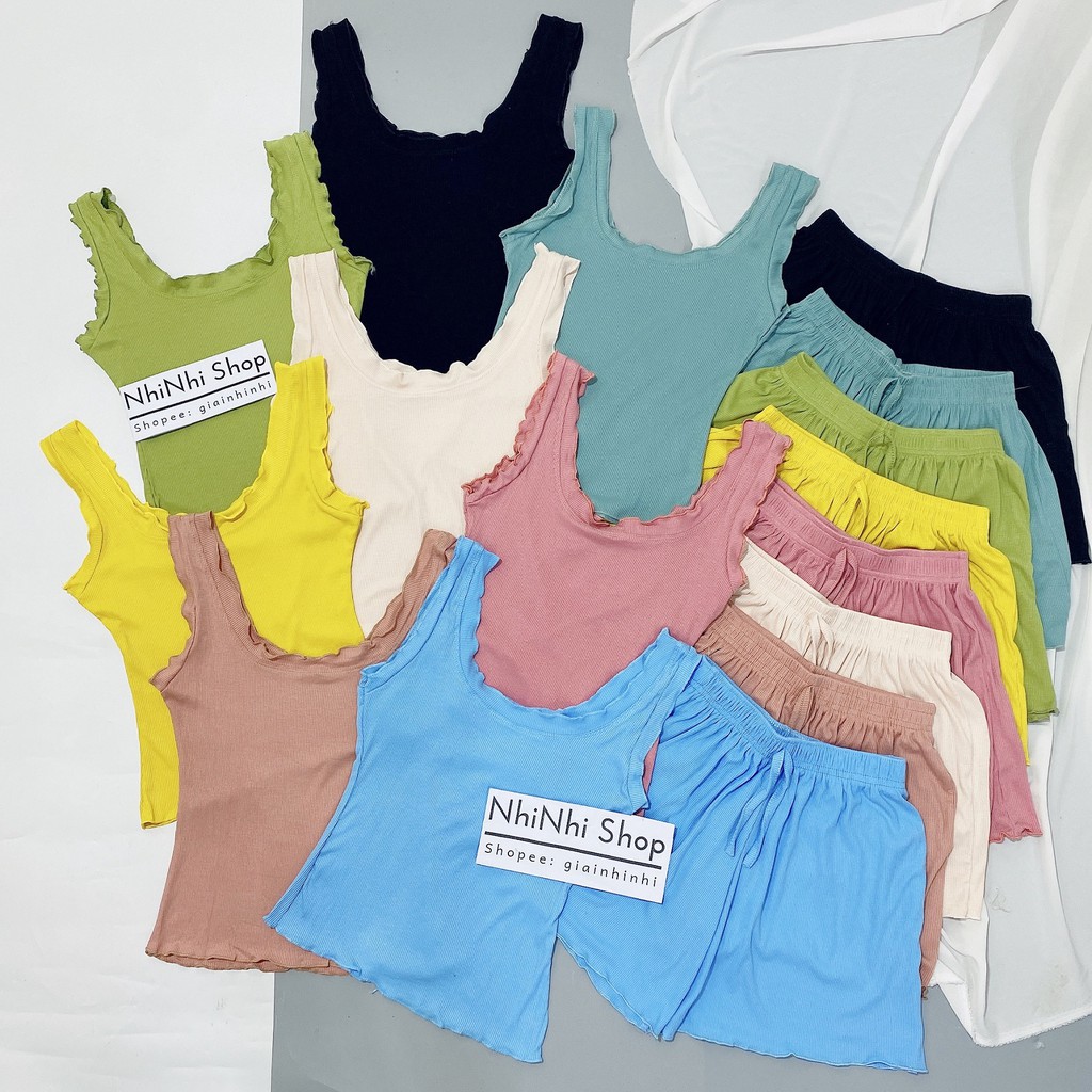ชุดนอนเสื้อกล้าม Sexxy ชุดผ้ายืดหยุ่น ชุดนอนนัวเนีย BN0086 - NhiNhi Shop