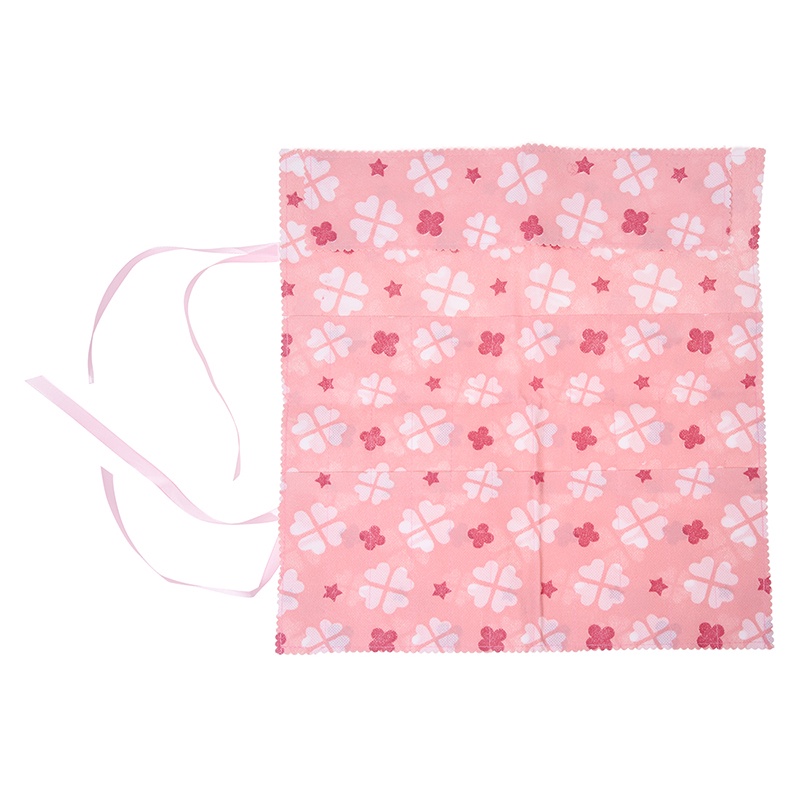 22 Slots Circular Knitting Crochet Needle Hook Organizer Bag Holder Case Pouch Flower Print