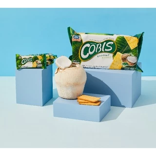 Cobis (โคบิส)ขนมปังกรอบรสมะพร้าว ( 1 แพ็คละ 12 ซอง)