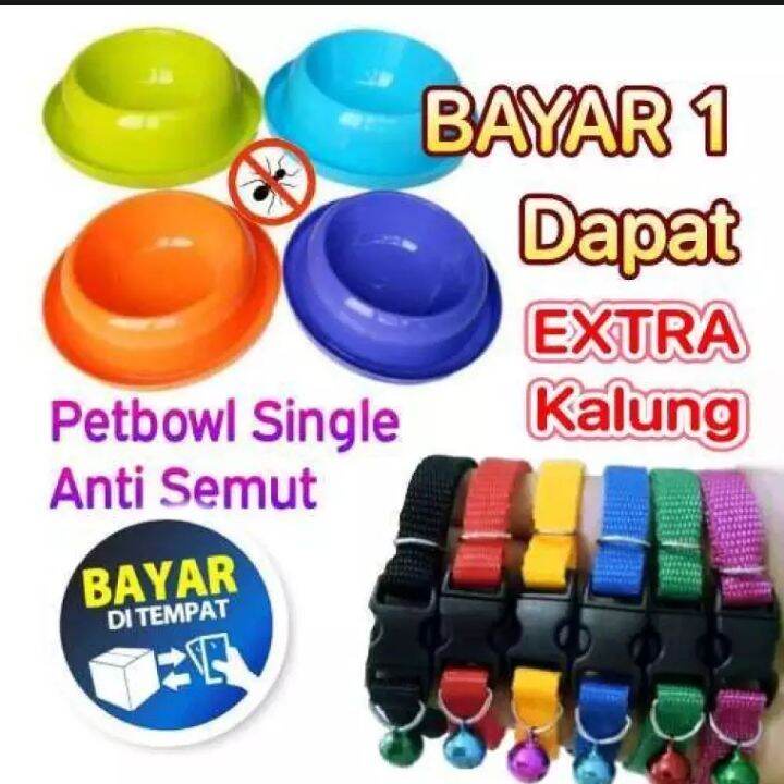 ฟรี Active Bell Cat สร้อยคอ Anti-Ant Food Container