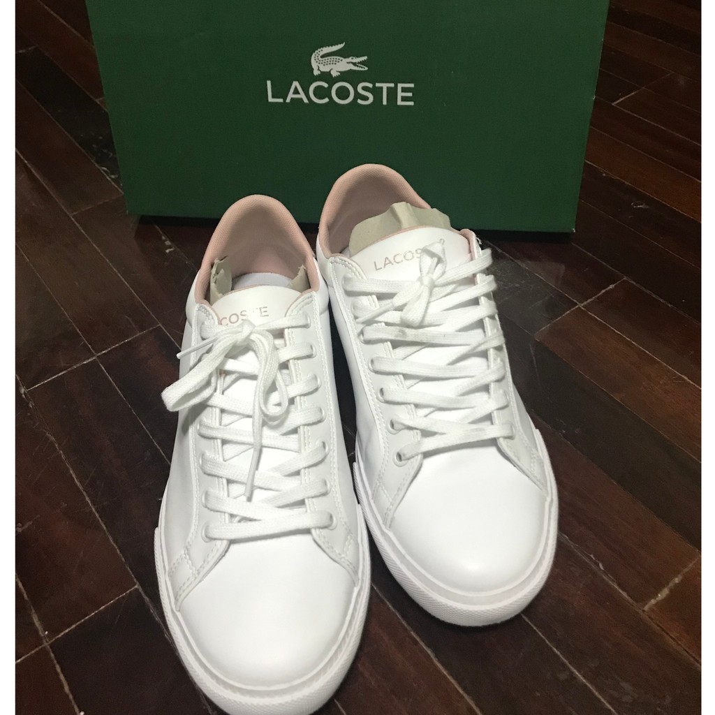 รองเท้า Lacoste Sneaker สำหรับผู้หญิง ของแท้100% จากอเมริกา US8 (Women Size)