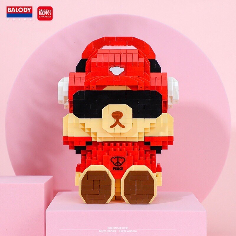 ตัวต่อนาโนหมีมาใหม่มี6แบบ น่ารักๆของBalody ราคา ถูกที่สุด ดีลบีเคเค แกลเลอรีภาพที่ 3