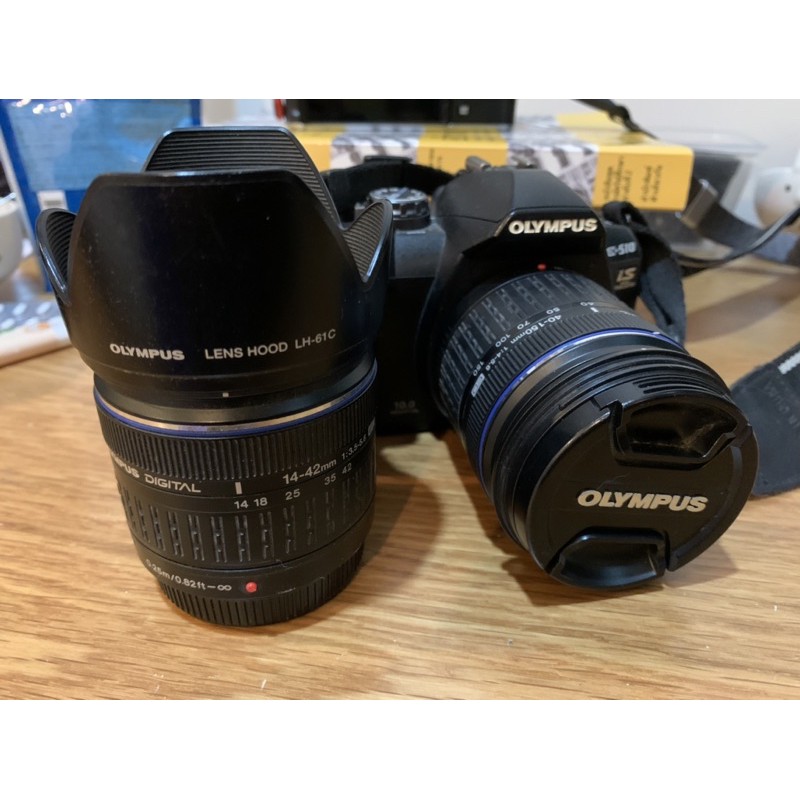 เลนส์ Olympus 14-42 f3.5-5.6 , 40-150 f4-5.6 แถมกล้อง e510