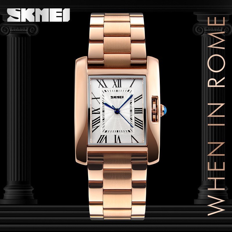 นาฬิกาข้อมือผู้หญิง นาฬิกา ลดเพิ่ม 70 บาท ใส่โค้ด (WGLNOV7Z6 )พร้อมส่งทุกสี] SKMEI 1284 นาฬิกาข้อมือ ของแท้ 100% ระบบ An