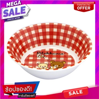 ชามเมลามีน 5.5" SUPERWARE RILAKKUMA MEETS WITH EGGS อุปกรณ์ใส่อาหาร MELAMINE BOWL 5.5" SUPERWARE RILAKKUMA MEETS WITH EG