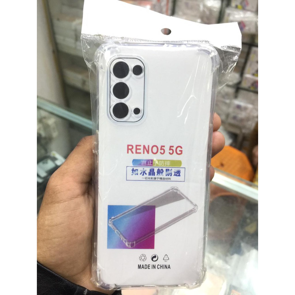 เคส Reno 5 5g เคสใสกันกระแทก สำหรับมือถือออปโป้Reno 5 วัสดุอย่างดี TPU ส่งไว ร้านคนไทย / 888gadget ราคา ถูกที่สุด ดีลบีเคเค แกลเลอรีภาพที่ 3