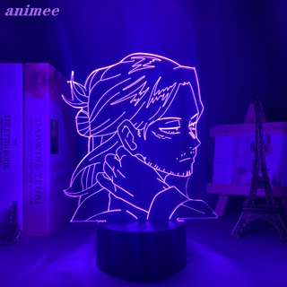 โคมไฟกลางคืน Led ลายการ์ตูนอนิเมะ My Hero Academia Shota Aizawa 3d สําหรับตกแต่งห้องนอน ของขวัญวันเกิด