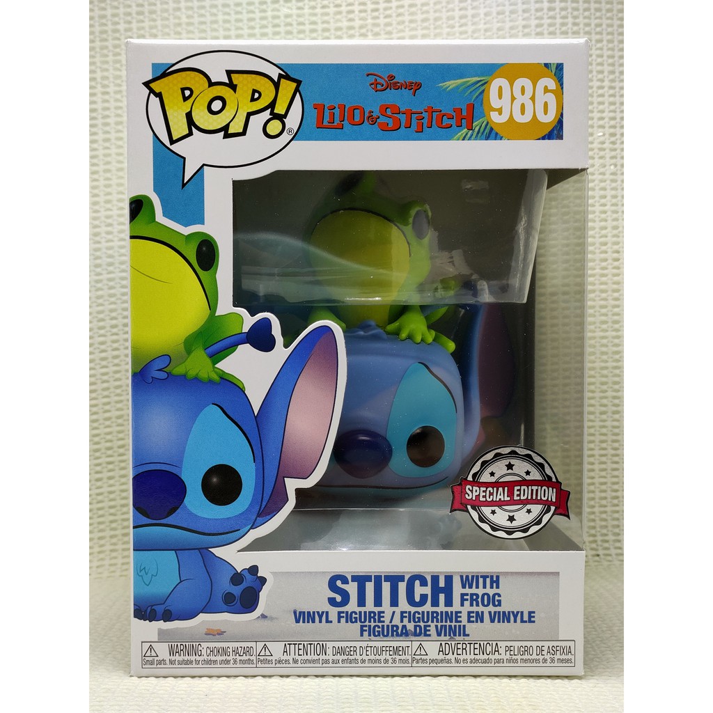 funko pop stitch with frog