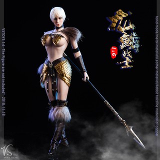 ฟิกเกอร์ โมเดล ของสะสม งานแบช VSTOYS 18XG32B The Dragon Scale Series - Female Warrior