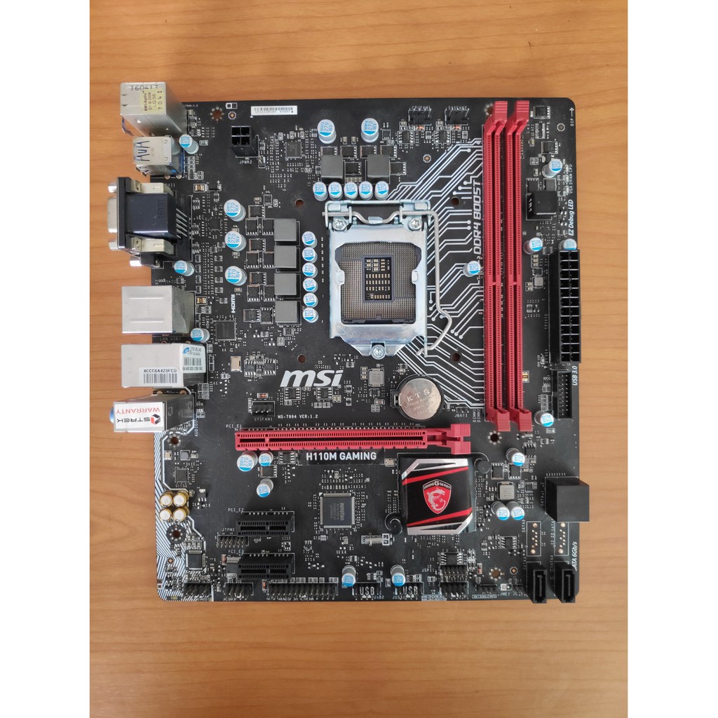 MAINBOARD (เมนบอร์ด) 1151 MSI H110 GAMING มือสอง