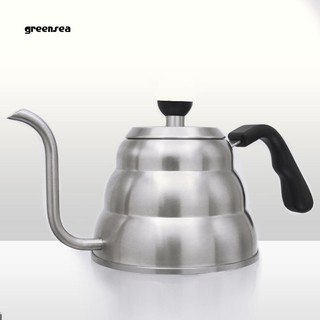 Greensea_กาน้ําชา กาแฟ สเตนเลส คอห่าน 1/1.2 ลิตร