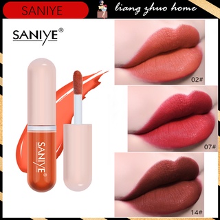 【SANIYE】ลิปสติก ลิปกลอส เนื้อแมตต์ กันน้ํา ติดทนนาน 14 สี 15 สี สําหรับผู้หญิง L1135