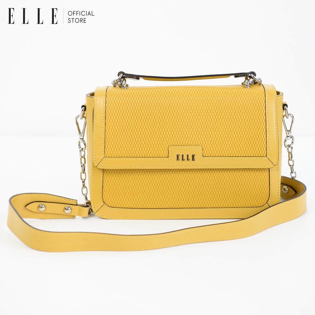 SALE!!ELLE BAG กระเป๋าผู้หญิงสะพายข้าง Crossbody Bags รุ่น ELLA COLLECTION มี 3 สี นำ้ตาล นำ้เงิน เห