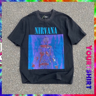 เสื้อยืดแขนสั้น ผ้าฝ้าย พิมพ์ลายกราฟฟิค Nirvana Fission Limited สไตล์ฮิปฮอป วินเทจ พลัสไซซ์ สําหรับผู้ชาย และผู้หญิง