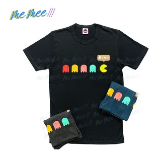 เสื้อยืดคอกลมเนื้อผ้าดี สกรีนลาย " Pacman "