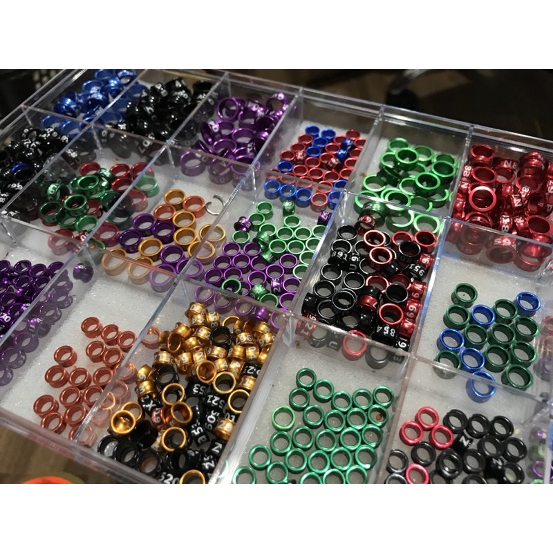 พร้อมส่ง 🔥 ห่วงขานกแก้ว ห่วงขานก ทำจากอลูมิดนียมน้ำหนักเบา - รูปที่ 3