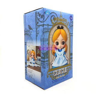 ตุ๊กตาอลิส CUICUI Disney Characters - Premium Doll Alice ขยับแขนและขาได้ สูง 16 เซนติเมตร กล่องใหม่ ไม่คม มีตำหนิตามภาพ