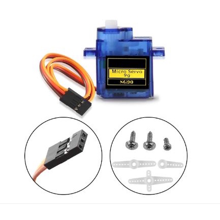 SG90/MG90 เซอร์โวมอเตอร์ขนาดเล็ก ร้านค้าในประเทศไทย หมุน 0-180 และ 360 องศา (ทดสอบก่อนส่งทุกชิ้น)