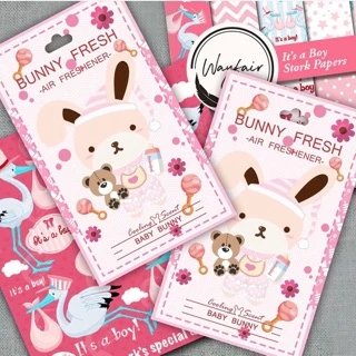 ล็อตใหม่ พร้อมส่ง 🐰แผ่นน้ำหอมปรับอากาศ Bunny fresh บันนี่เฟรส ของแท้ ส่งด่วน