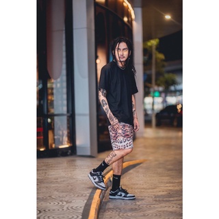 AWAKE SHOP กางเกงขาสั้นเอวยืด พิมพ์ลาย AW 00060