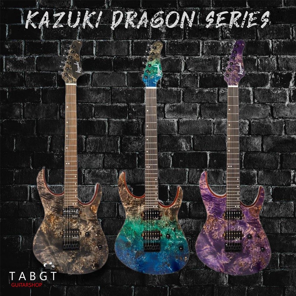 กีต้าร์ไฟฟ้า Kazuki Dragon Series พร้อมของแถม