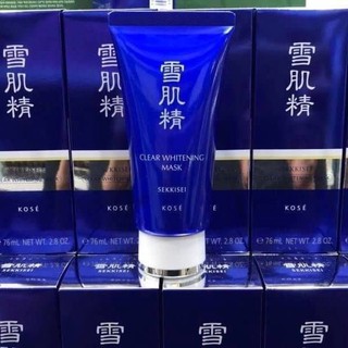 Kose Sekkisei Clear Whitening Mask 76 ml. แท้ค่ะ