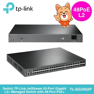 Switch TP-Link TL-SG3452PJetStream 52-Port Gigabit L2+ Managed Switch with 48-Port PoE+