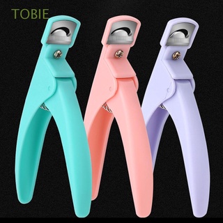 Tobie อุปกรณ์กรรไกรตัดเล็บปลอม 3 สีสําหรับตกแต่งเล็บ 1 ชิ้น