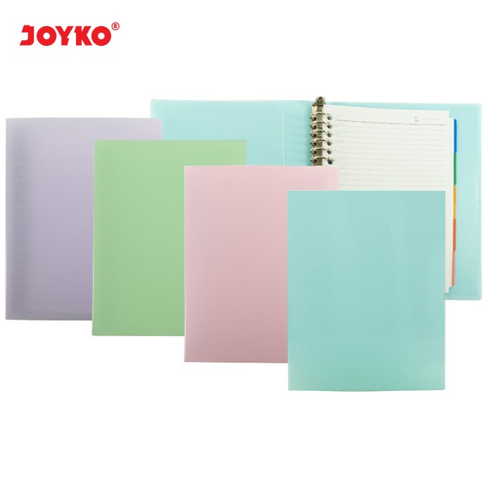 Joyko A5 Pastel Binder Note MHPT-M516 / Joyko A5 Pastel Binder โฟลเดอร์ MHPT-M516