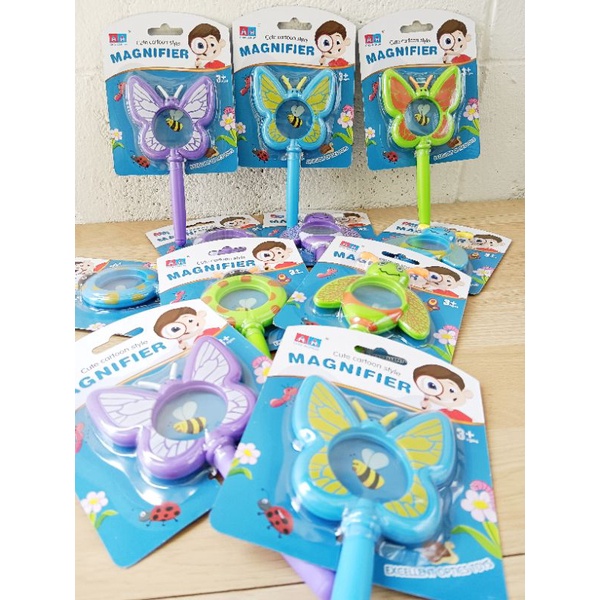 Kids learning แว่นขยายเด็ก แว่นส่องแมลงลายสัตว์ แว่นลายสัตว์ เต่าทอง ผีเสื้อ size 14.5-16 cm แล้วแต่ลายค่ะ ราคา ถูกที่สุด ดีลบีเคเค แกลเลอรีภาพที่ 6