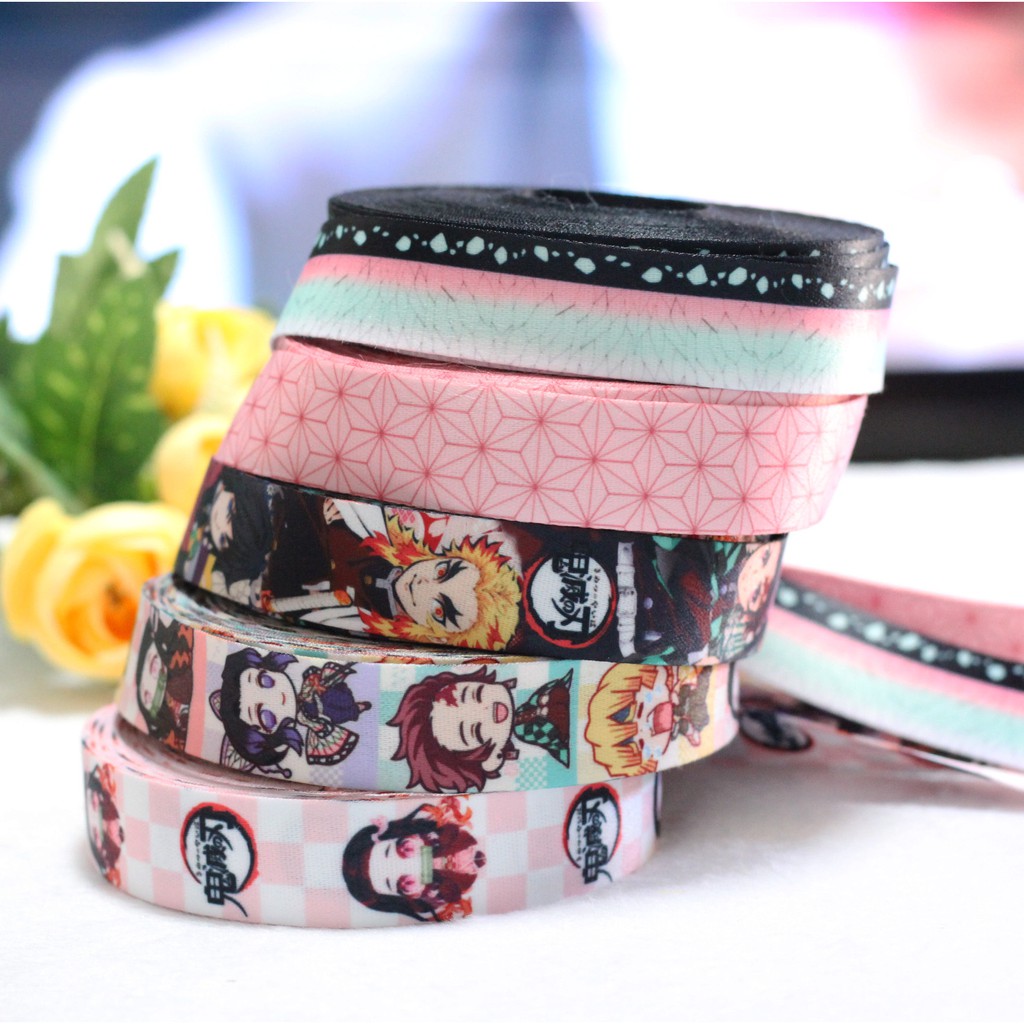 ริบบิ้นผ้าสองหน้าลายการ์ตูน หน้ากว้าง 20 cm ราคา ถูกที่สุด ดีลบีเคเค แกลเลอรีภาพที่ 2