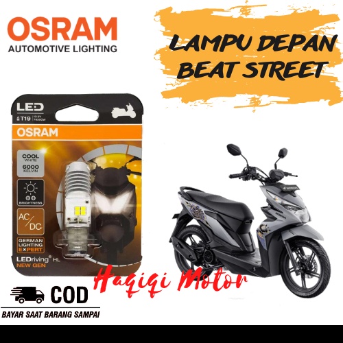 ไฟหน้า Osram Beat Street Led ของแท้ T19