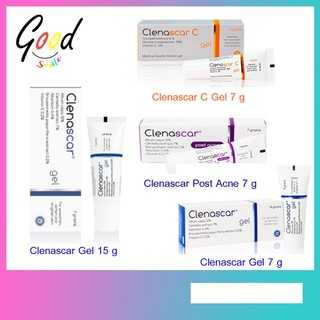 Clenascar /Clenascar C/ Clenascar Post Acne Gel เจลใสดูแลรอยแผลจากสิว รอยแดง รอยดำ ( ขนาด 7 g เเละ 15 g)