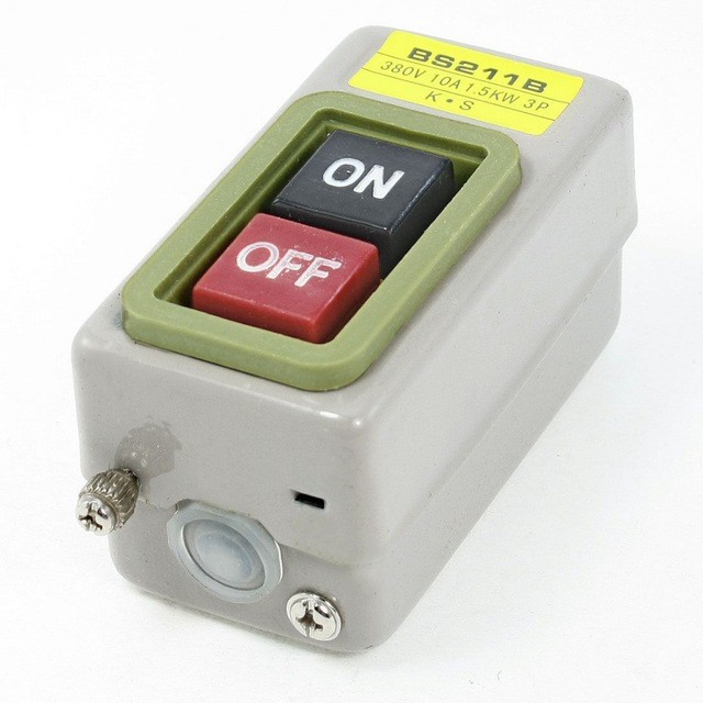 PJR **มีขายส่ง** ราคาต่อชิ้น ** สวิทซ์ ON-OFF 3P สวิทช์กดจม Power Push Button Switch BSH series