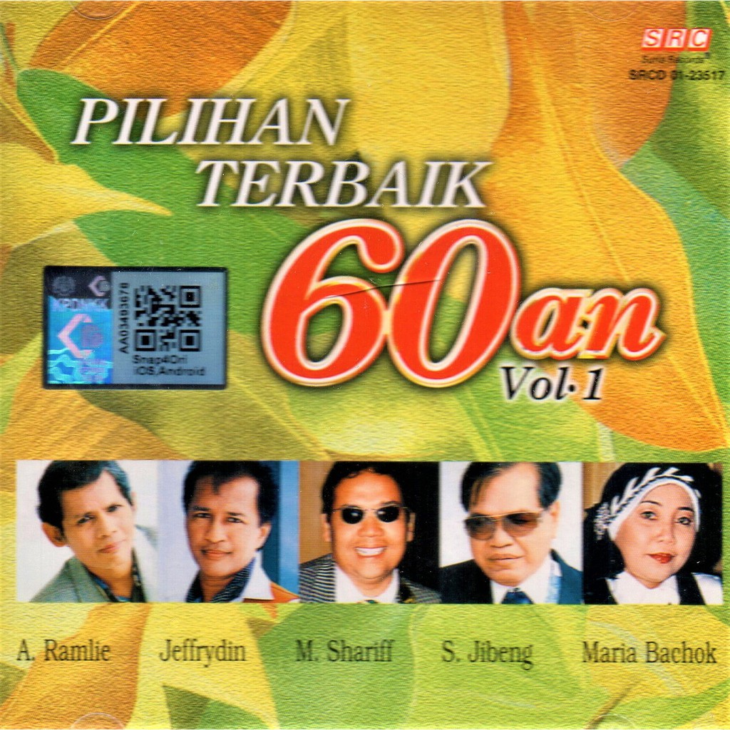 Best Choice 60s VOL.1 (CD) [A.Ramli Jeffrydin M.Shariff S.Jibeng ]