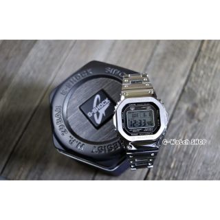 G-SHOCK Full Metal GMW-B5000D-1 Bluetooth กรอบโลหะ สายโลหะ