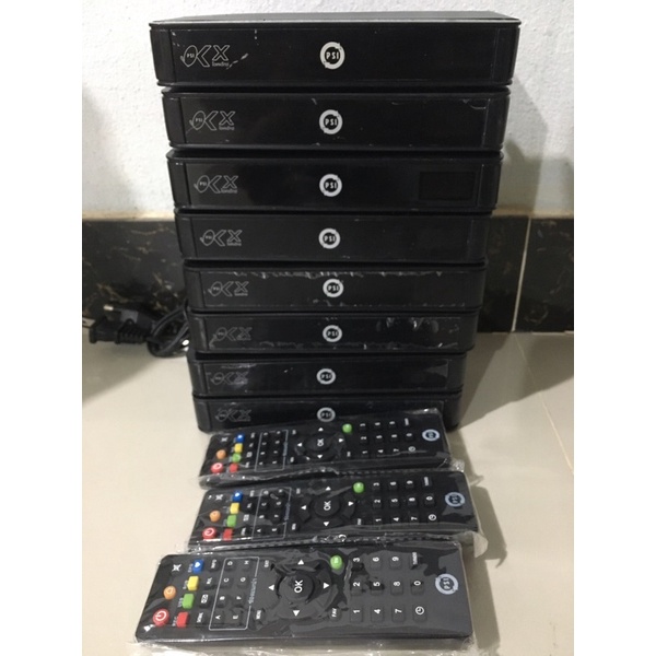 กล่องจานดาวเทียมpsi okx ok sxมือสอง รวมรีโมทใหม่มือ1!! ใช้ได้ทั้งจานเล็กทึบ และจานใหญ่ตะแกรง