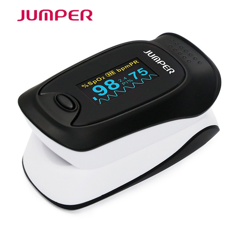 มีปลายทาง JUMPER Fingertips Pulse Oximeter เครื่องวัดออกซิเจนในเลือด รุ่น JPD-500D - JPD-500E