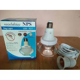 หลอดไฟไล่ยุง หลอดไฟLED หลอดไฟไล่ยุง NPS Warm White (แสงแบบหลอดใส้) LED E27 14W หลอดประหยัดไฟ ไล่ยุ่ง