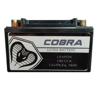 Cobra Ultra Battery Motor Cycle start Batteries รุ่น 12V 18Ah 180 CCA