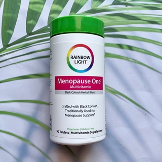 วิตามินรวม สำหรับวัยหมดประจำเดือน Menopause One Multivitamin Black Cohosh Herbal Blend 90 Tablets (Rainbow Light®)