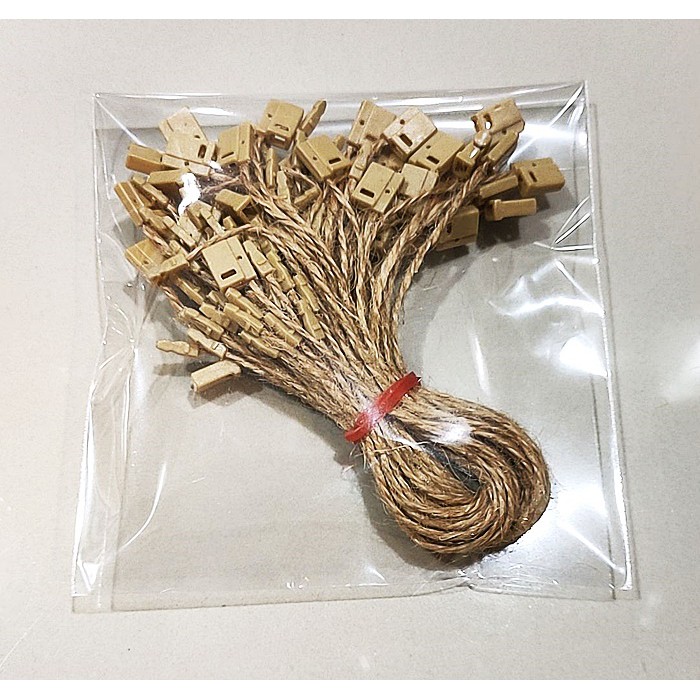 เชือกคล้องป้าย 1 ห่อ (100 เส้น+ -) เชือกห้อยป้ายแท็ก ป้ายสินค้า ใช้สำหรับห้อยป้ายแท็ก หรือร้อยป้ายราคาสินค้า