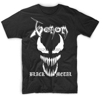 [S-5XL] Gdf21a3 เสื้อยืดผ้าฝ้าย พิมพ์ลาย Venom Metal Music Comic Crossover V3 สีดํา สไตล์คลาสสิก สําหรับผู้ชาย UY32ER274