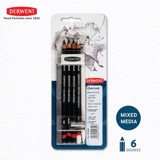 Derwent charcoal set 8