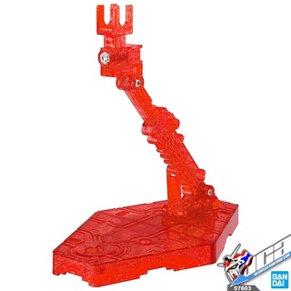 BANDAI GUNPLA ACTION BASE 2 SPARKLE CLEAR RED DISPLAY STAND ฐาน ขาตั้ง โมเดลกันดั้ม กันพลา พลาโม VCA GUNDAM