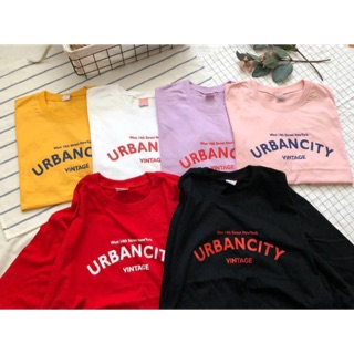 เสื้อยืด oversize (URBANCITY) ผ้าคอตตอน (สอบถามก่อนสั่งซื้อ)