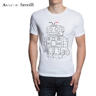 เสื้อยืด i am famous สกรีนลาย Robot