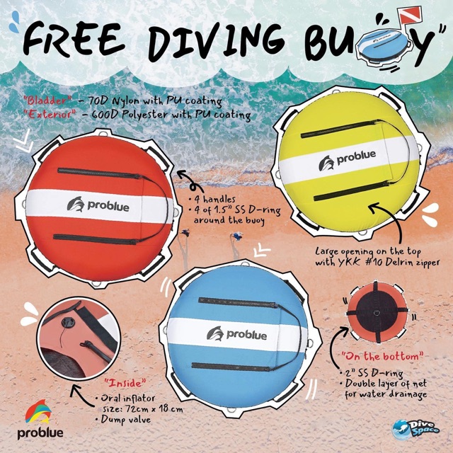 Freediving Bouy ทุ่นฝึกฟรีไดฟ์วิ่ง